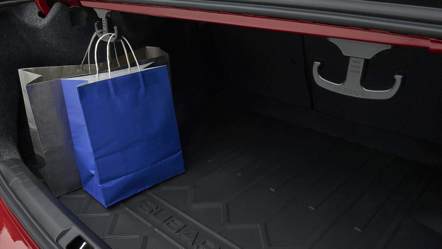 Subaru Impreza Sedan Legacy WRX Trunk Cargo Hook Bag Holder New Genuine OEM F551SFL100