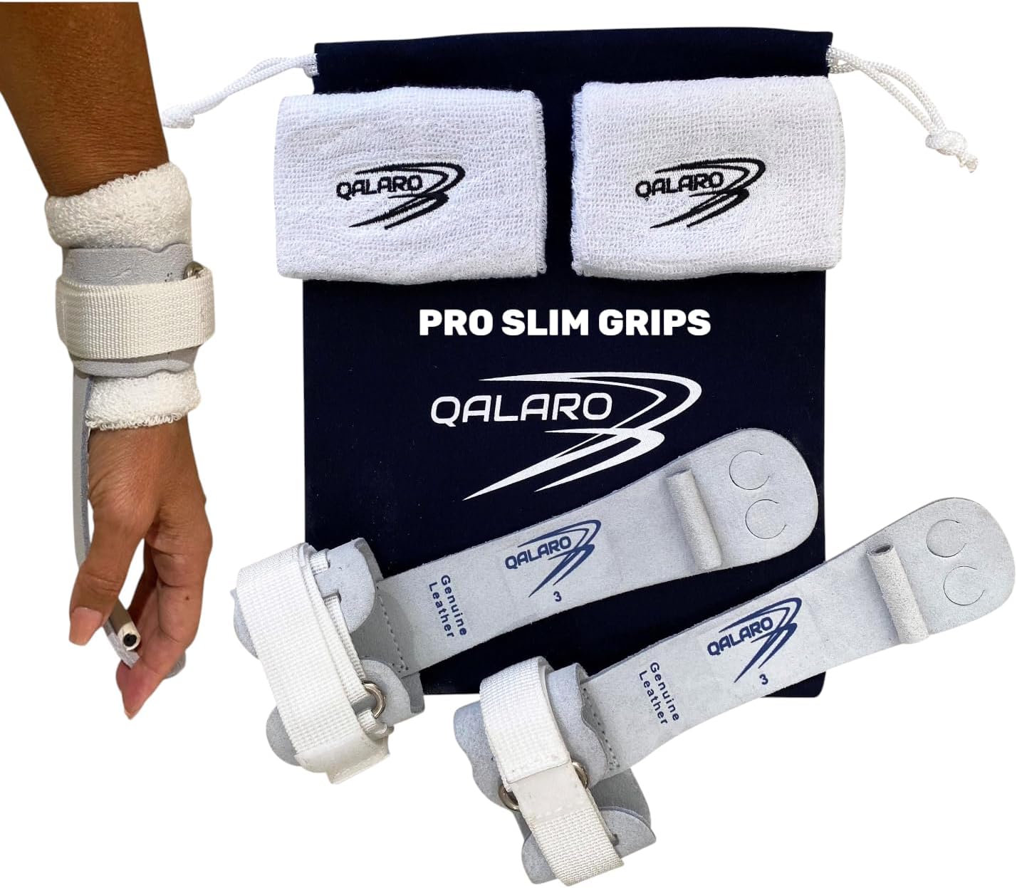 Hook & Loop Leather Grips for Girls Gymnastics | Dowel Grips, 4" Wristbands | Gymnastics Grips for Girls | Youth Bar Grips | Gymnastics Gloves