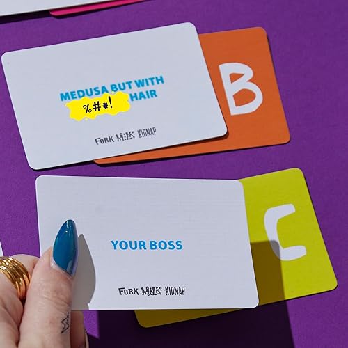 Miniatura 6 de Hasbro Gaming Juego de secuestro de leche con tenedor para adultos solamente, un juego de fiesta para adultos de elecciones cuestionables