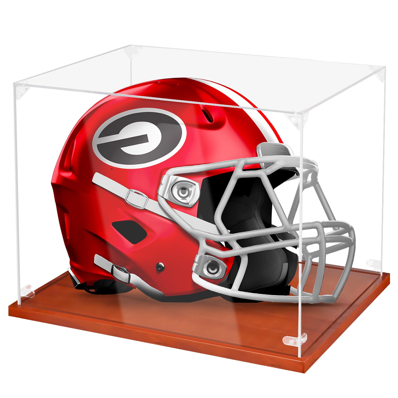 Hxezoc Clear Acrylic Helmet Display Case - display cases | Mubboo