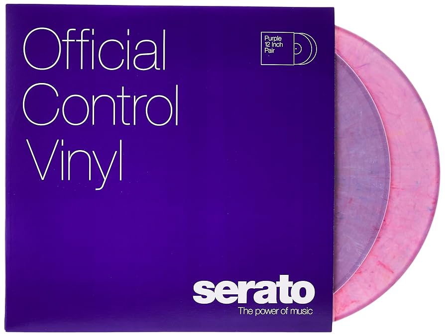 Serato OFFICIAL CONTROL VINYL ピンク 12