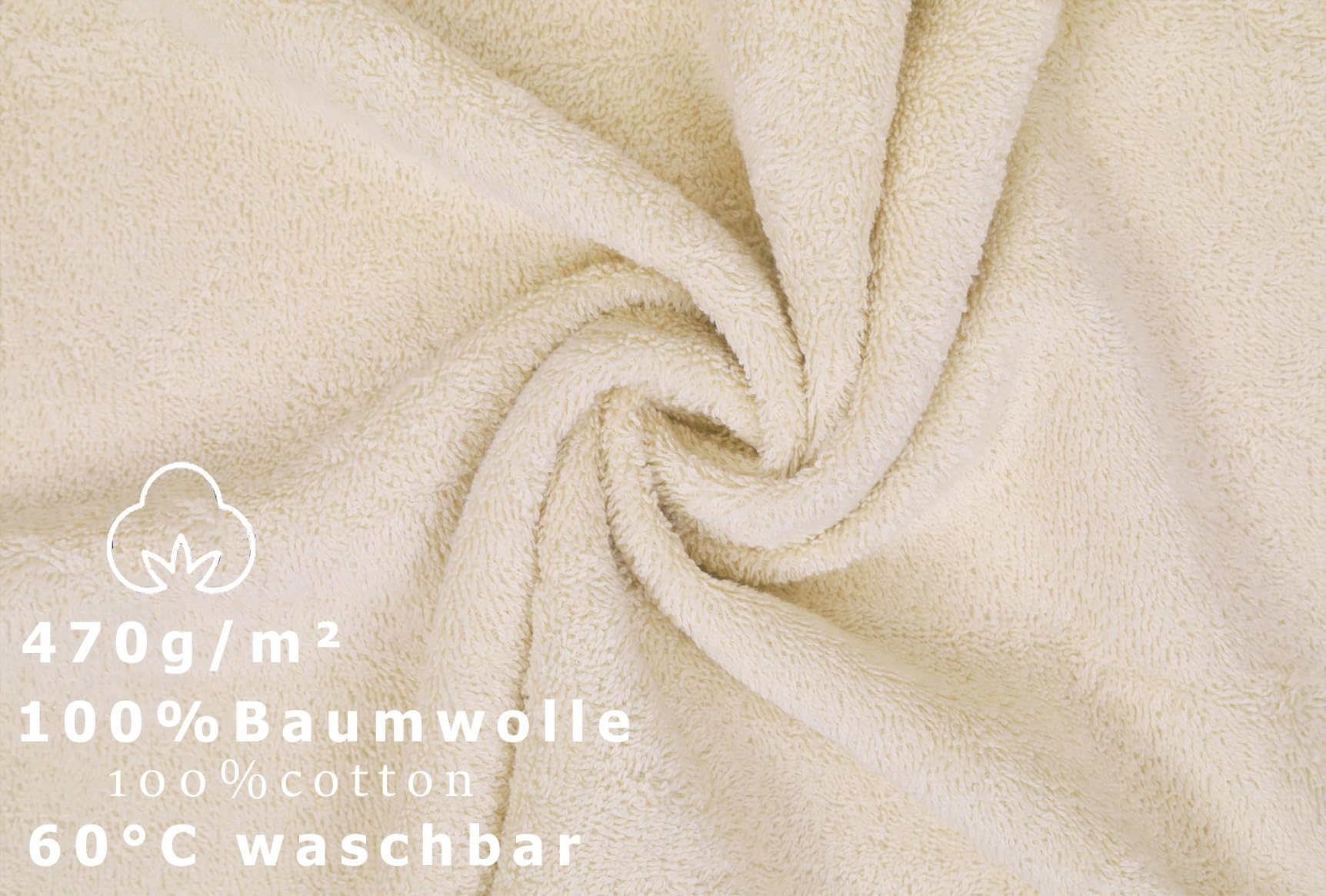 Betz 20 Stück Premium Seifetücher- Seiftuch - Handtücher-Set - Händehandtücher - 30 x 30cm Farbe Sand