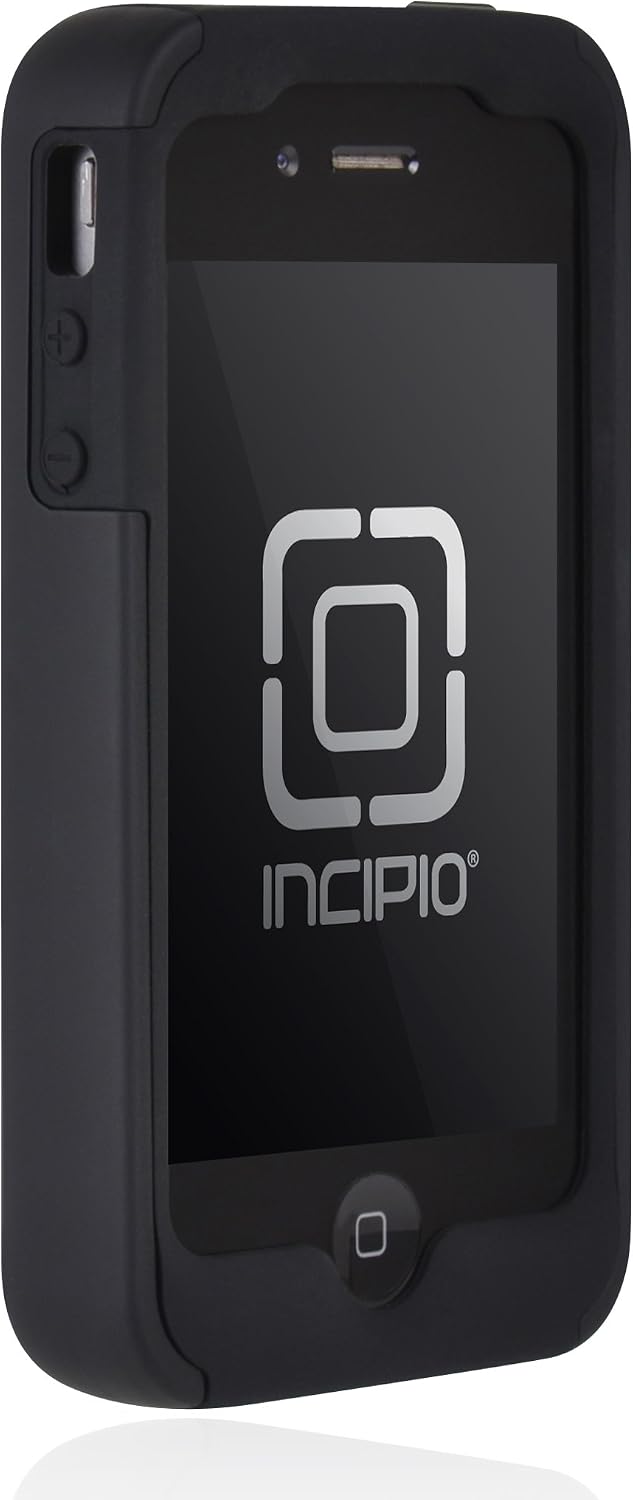 Incipio IPH-677 Stowaway Credit Card Case for iPhone 4/4S - Retail Packaging - Black
