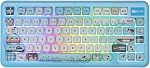 KiiBOOM Phantom81 Lite 75% Gasket Mechanical Keyboard, ABS Case + UV Tech, 3 Modes Wireless Gaming Keyboard, RGB Backlights, QMK&VIA Programmable, Hot-Swappable for Windows/Mac/Linux (Clear)