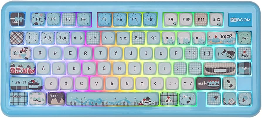 Amazon.com: KiiBoom Phantom81 Lite 75% Gasket Mechanical Keyboard