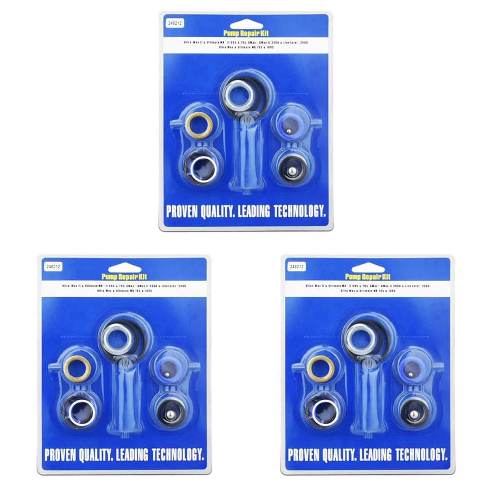 Jnchdghwa As Shown 248212 Pump Repair Kit For Gracoairless Paint Sprayer Ultra Max Ii 695 795 Linelazer 3900 Aftermarket 3Set