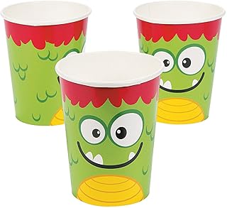 Fun Express Mini Monster 9 oz Cup - 8 Piece