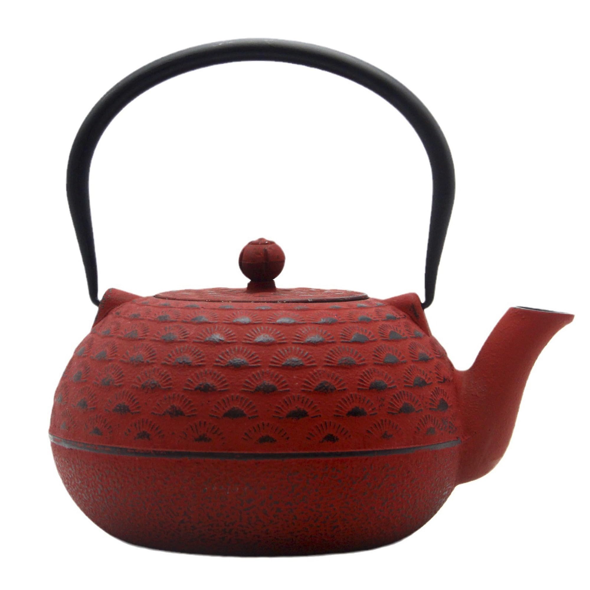 Tetera grande de hierro fundido, tetera de hierro fundido con infusor de acero inoxidable para estufa segura (1800 ml-tetera-002)