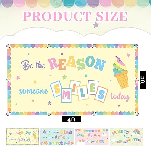 Vista 46 de ROCEEI Paquete de 4 cubiertas de luz fluorescente para luces de techo, 4 x 2 pies, cubiertas magnéticas de luz para aula, oficina, hogar, escuela