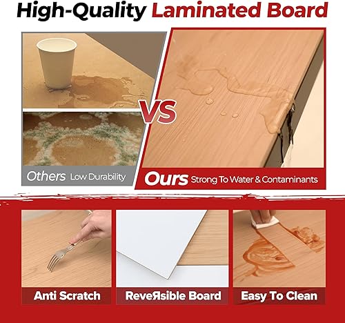 Miniatura 5 de HOMEDANT Estantería de Metal de Servicio Pesado Sin Pernos Laminada de 5 Niveles, Unidad de Almacenamiento Ajustable para Garaje, Estantes de