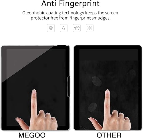 Miniatura 5 de Megoo Protector de pantalla para Surface Book 3 de 15 pulgadas, vidrio templado, transparente HD, dureza 9H, también para Microsoft Surface Book 2