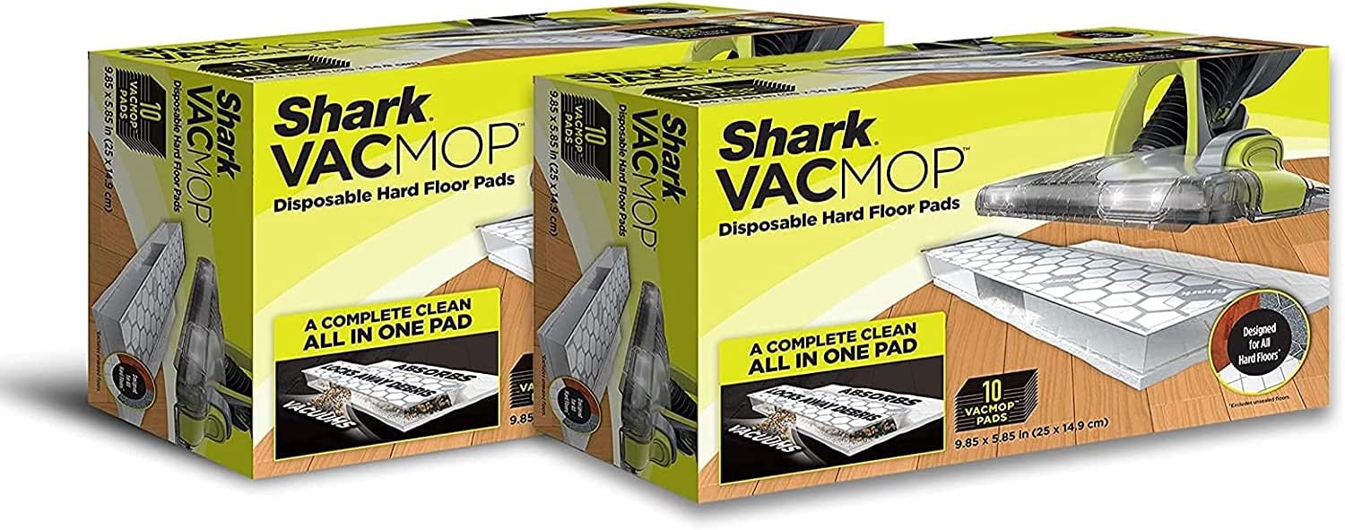 Shark VACMOP Disposable Hard Floor Vacuum and Mop Pad Refills (20 ct.) Home & Kitchen