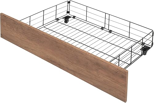 Miniatura 131 de Litera triple de metal, tamaño matrimonial XL sobre individual XL sobre tamaño Queen, elegante base de cama triple con seguridad garantizada para