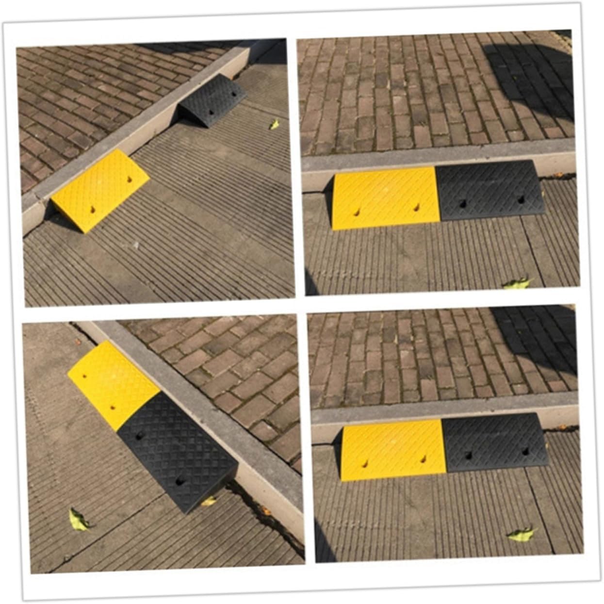 Driveway Curb Ramps for Cars Rv Leveling Ramps Heavy Duty Plastic Slope Mat Step Wheelchair