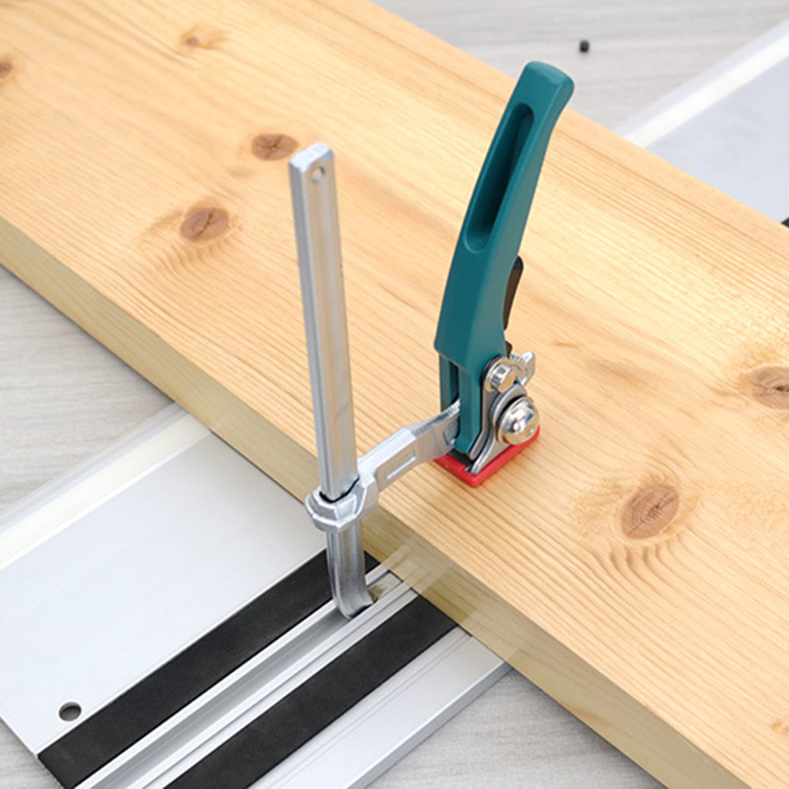 Pratico Morsetti di Lunghezza 200mm Accessorio Portatile per Banchi da Lavoro Pressione Rapida Regolabile con Superfici Morbide Protettivo Morsetti Da Tavolo In Acciaio Inox