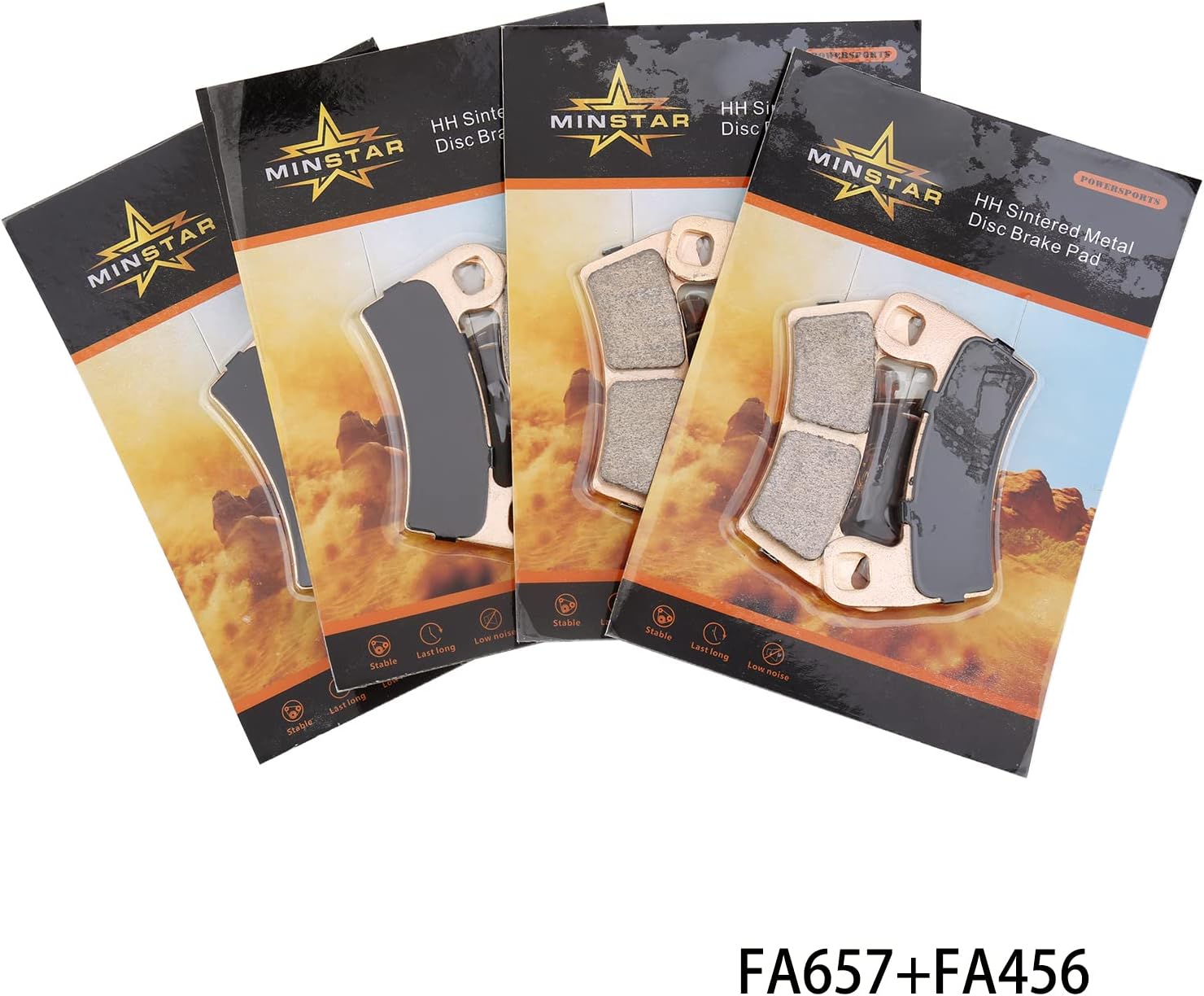 Sintered Brake Pad 2206025 & 2203318 For 2015-2020 Polaris RZR 900(all Edition), 2015-2021 Polaris RZR S 900 EPS Premium, 2016-2021 Polaris RZR S 1000 EPS.