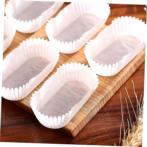Miniatura 4 de Cabilock 2000 tazas ovaladas para hornear, desechables, de papel, para tartas, alta temperatura, resistente al aceite, para magdalenas, pasteles,