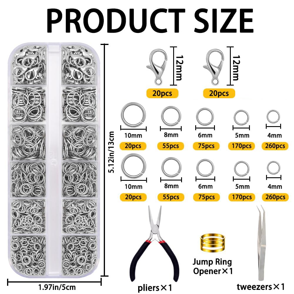 JOLCEEY Jump Rings Kit - Image 2