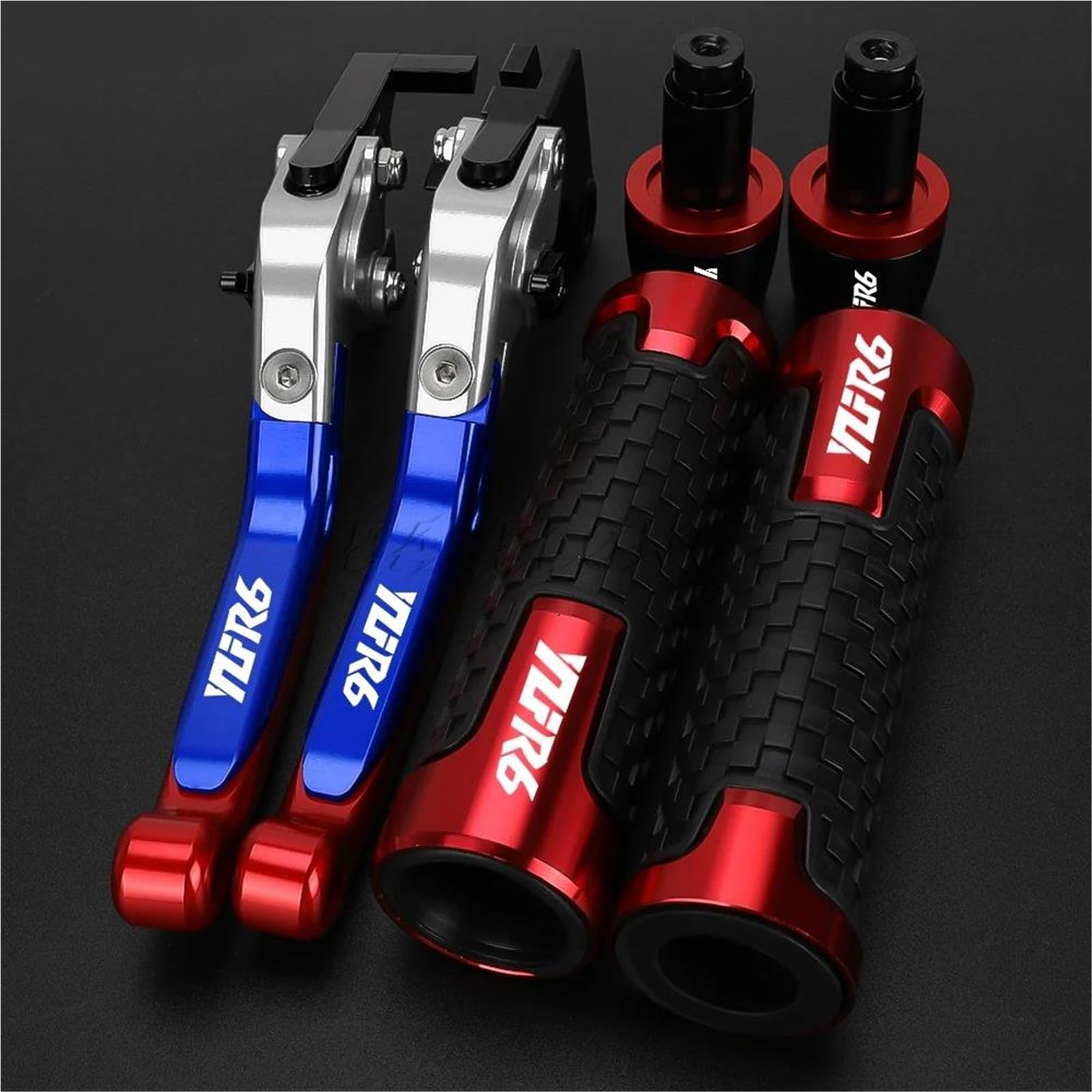 Leviers pliables YZF-R6 avec poignées guidon moto anti-casse