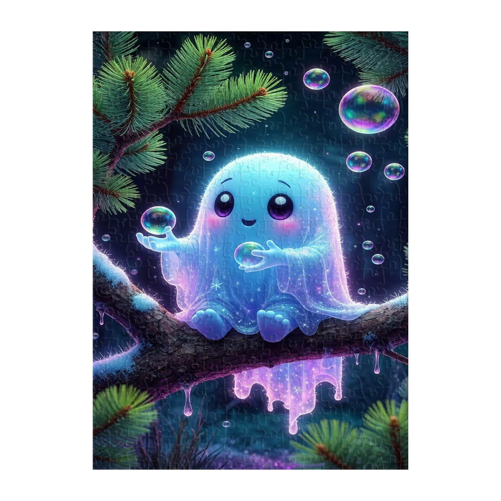 Puzzle 1500 Pezzi, Fantasma Cartoni Animati Puzzles, Gioco Educativo Sviluppare Osservazione e Logica, Puzzle 1500 Pezzi per Adulti