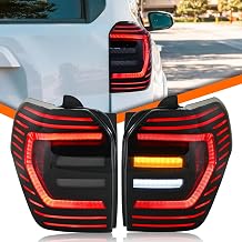 LED Tail Lights for 2010-2023 Toyota 4Runner TRD/Limited/Off-Road/SR5/Sport/Nightshade Taillights Assembly [For 5th Gen 4Runner] Smoked Lens/Driver & Passenger Side Rear Lamp