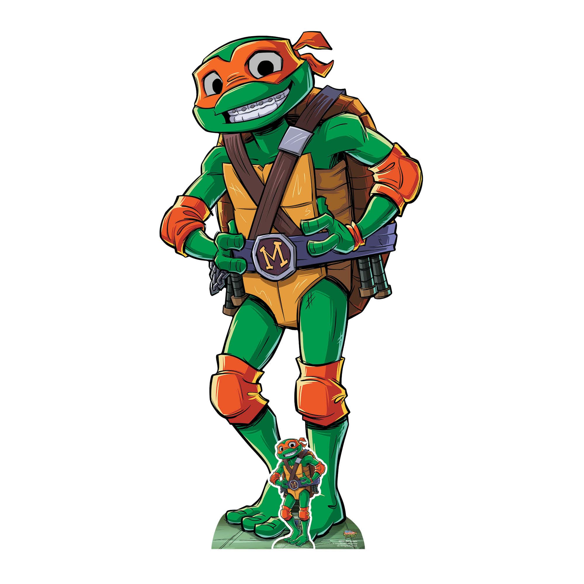 Star Cutouts SC4801 Teenage Mutant Ninja Turtles Michelangelo Medium Cardboard Cutout 133cm – TMNT Party Decoration & Fan Gift