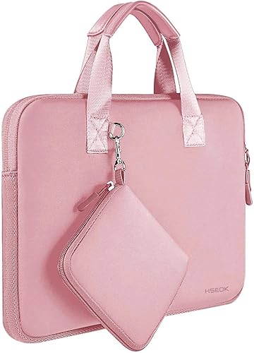 Miniatura 21 de Hseok Funda para laptop de 13.3 a 14 pulgadas con bolsa pequeña, bolsa de neopreno para computadora compatible con MacBook Pro de 14 pulgadas