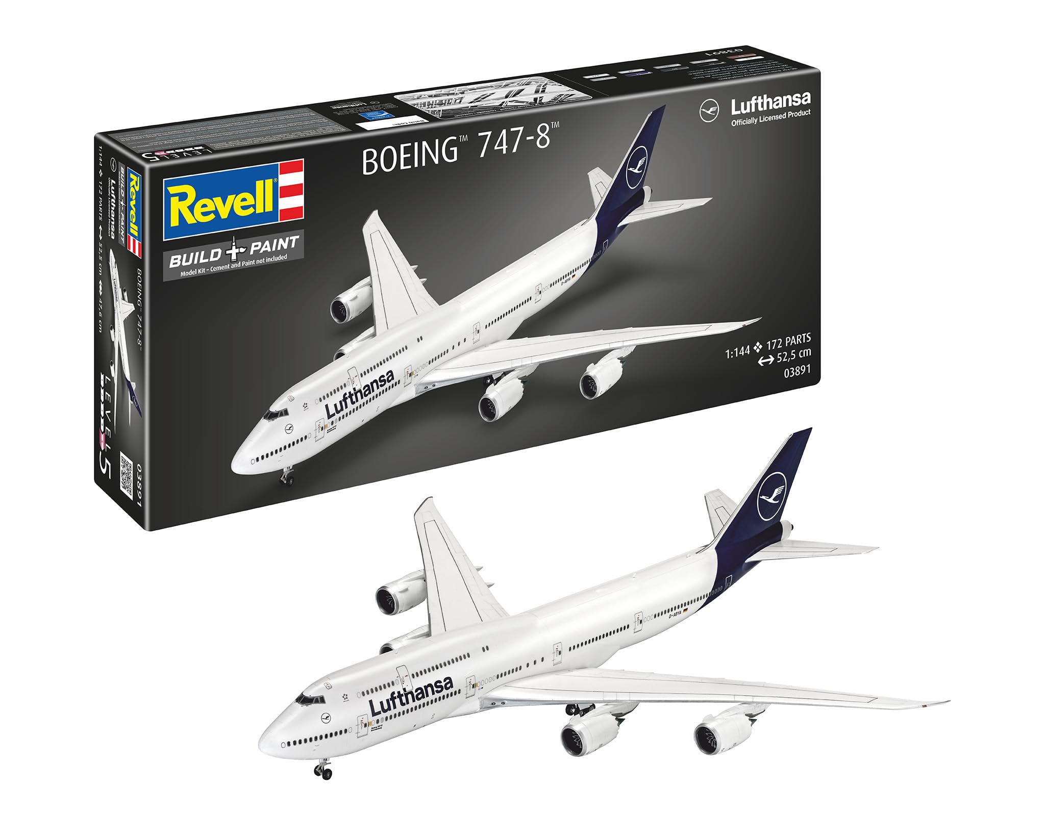 Revell Maquette Avion Boeing 747-8 Lunfthansa Nouvelle livrée
