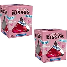Hershey's Valentine's Kisses - Pack of 2-1.45 oz Per Kiss - Solid Milk Chocolate - Perfect for Giving to that Special Person