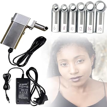 Portable Dreadlock Machine, Handheld Dreadlocks Crochet Twist Braiding Making Machine with 20 Automatic Crochet Needles, 6-16 mm Handheld Electric Dreadlock Tool, 0.4 inches 10 mm
