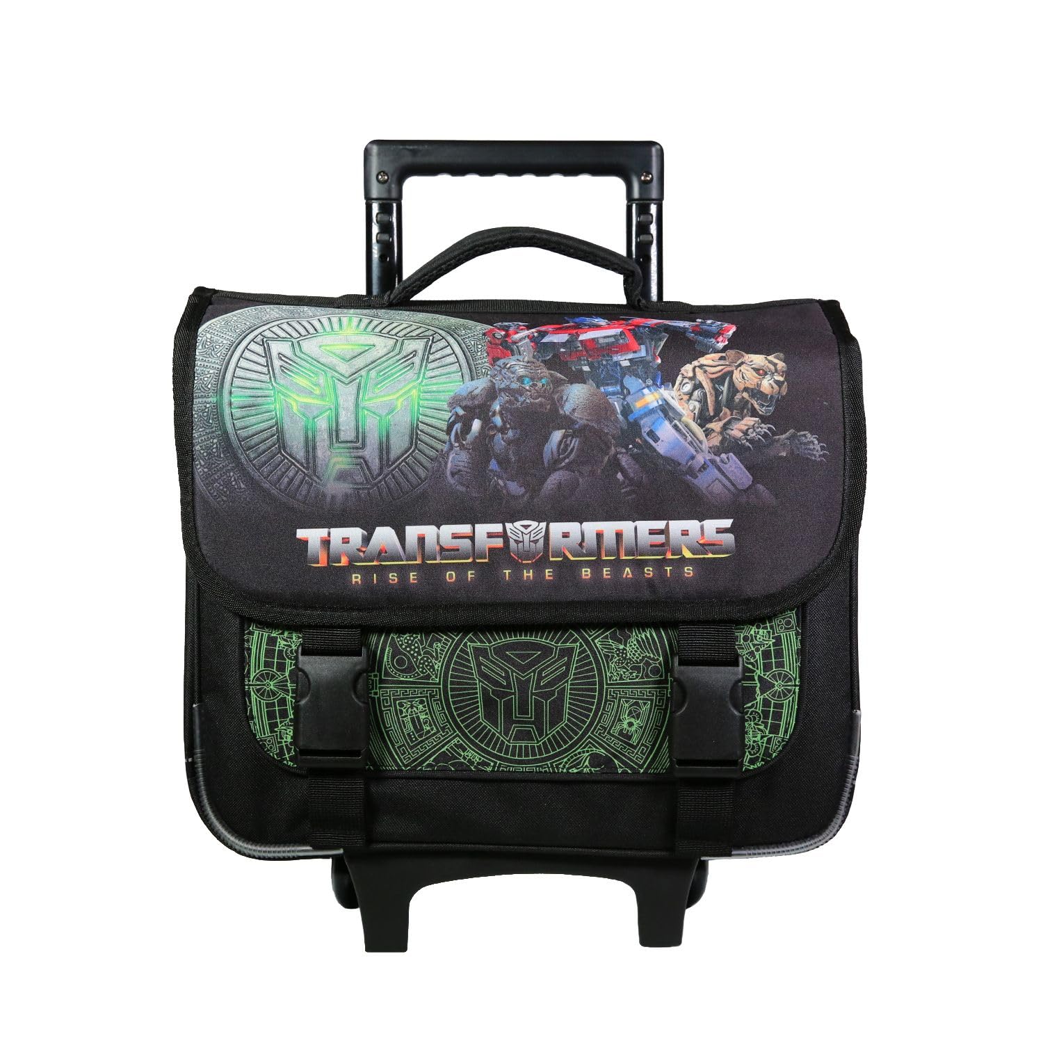 Cartable à Roulettes Transformers 38 cm Noir - Bagtrotter