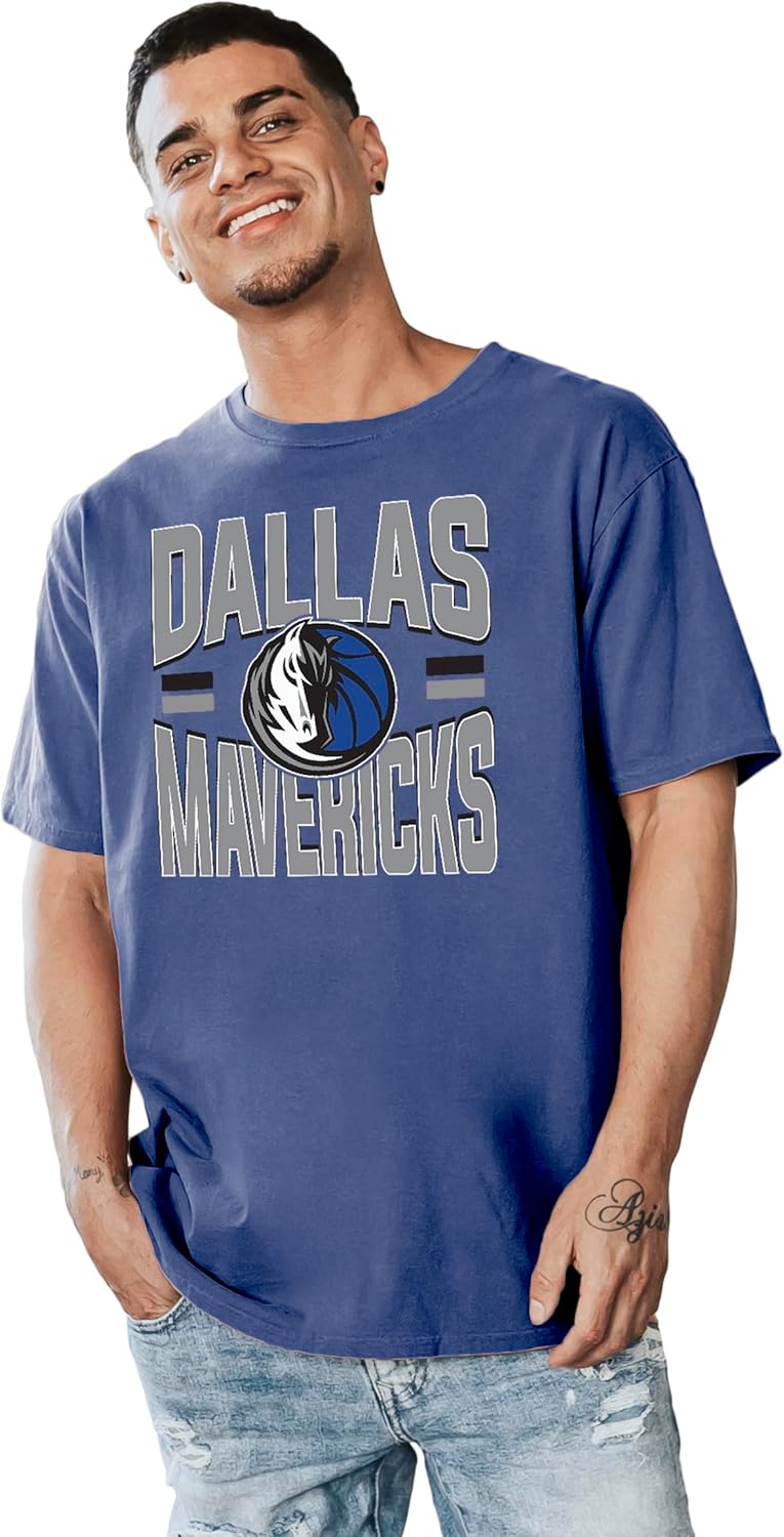 Blue 84 NBA Unisex-Adult NBA Officially Licensed T-Shirt Ringspun Bold Team Color