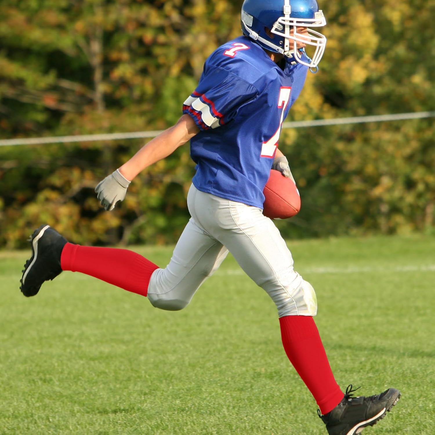 Dxhycc 3 Pairs Kid Soccer Socks Soccer Leg Sleeves Socks Athletic Socks for Youth Boys Girls Football Baseball Softball Rugby - Image 6