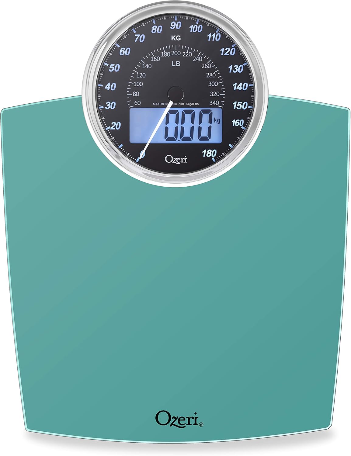 Ozeri Rev (400 lbs / 180 kg) Bathroom Scale with ElectroMechanical