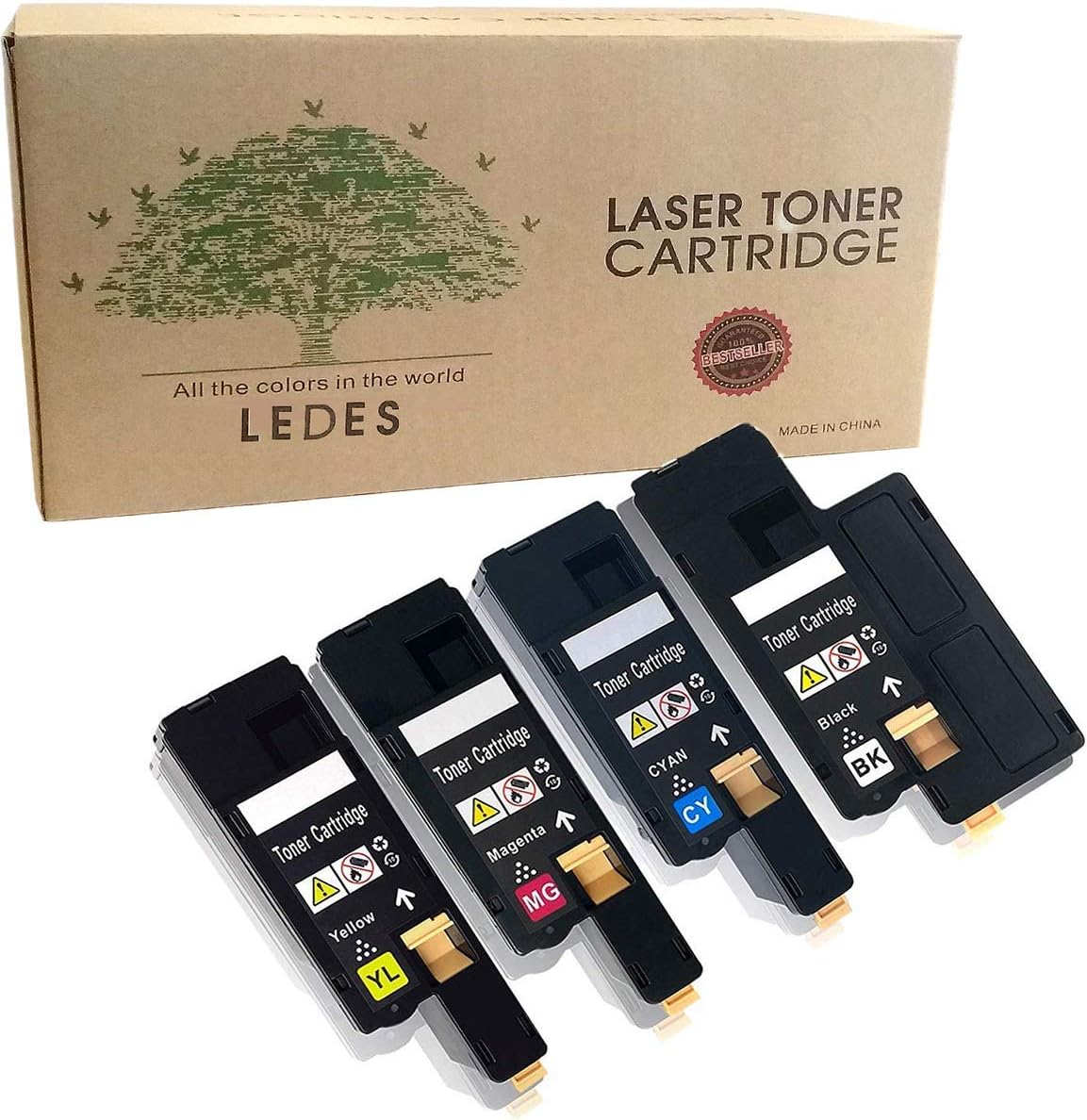 Ledes Compatible with Brother TN630 TN660 630 660 Toner Cartridges for DCP-L2520dw HL-2340dw MFC-L2740dw ( 2 Pack Black )