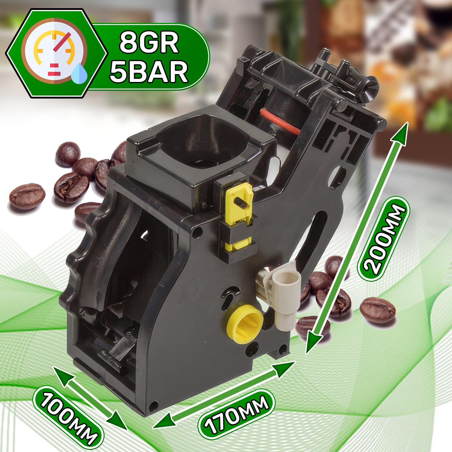Groupe de Machine a Cafe 8gr 5bar 421944093343 pour Gaggia pour Philips