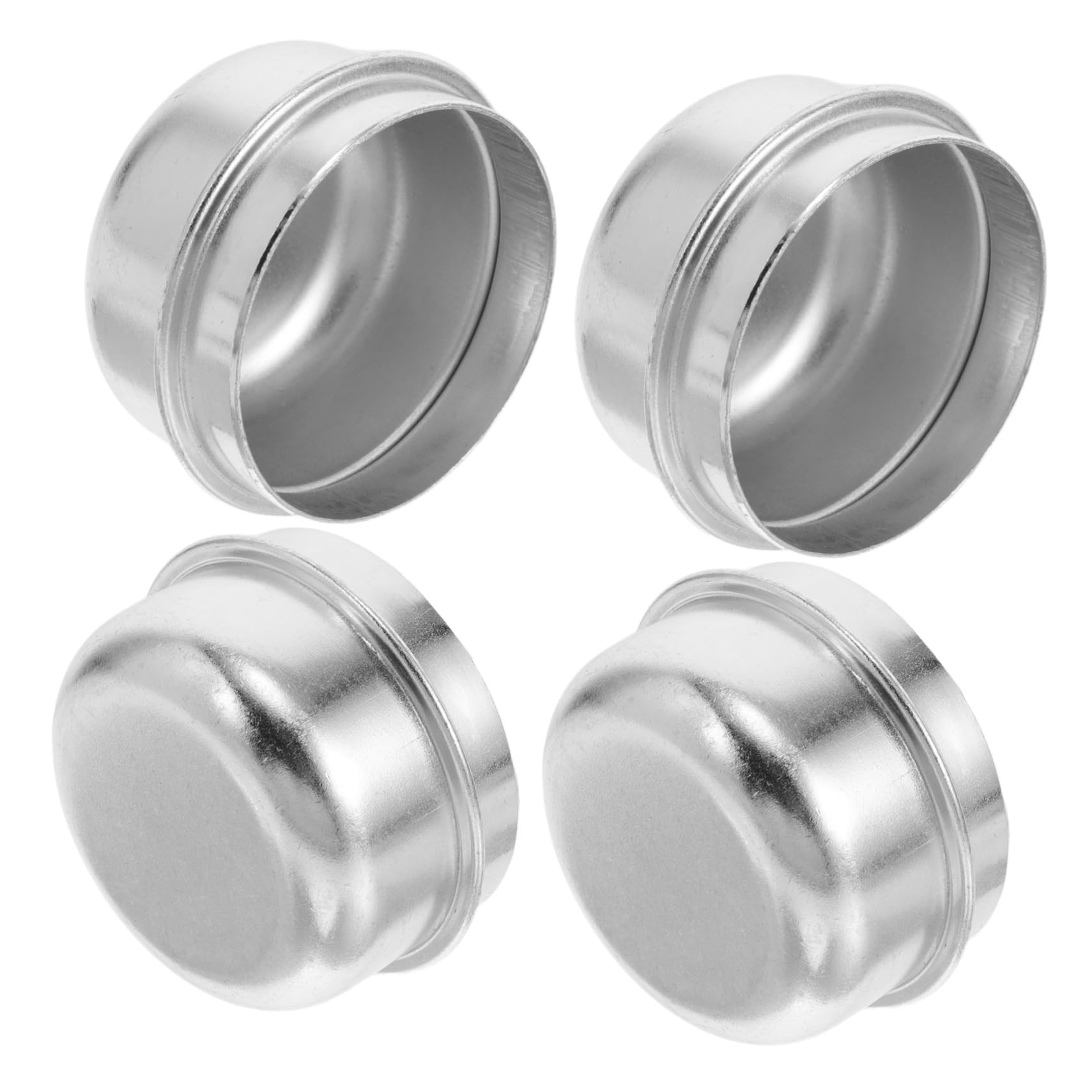 FUNOMOCYA Protect Your Wheel Hubs 4 Pack Metal Hubcap Car Wheel Bearing Caps Grease for Rvs Boats and Trailers