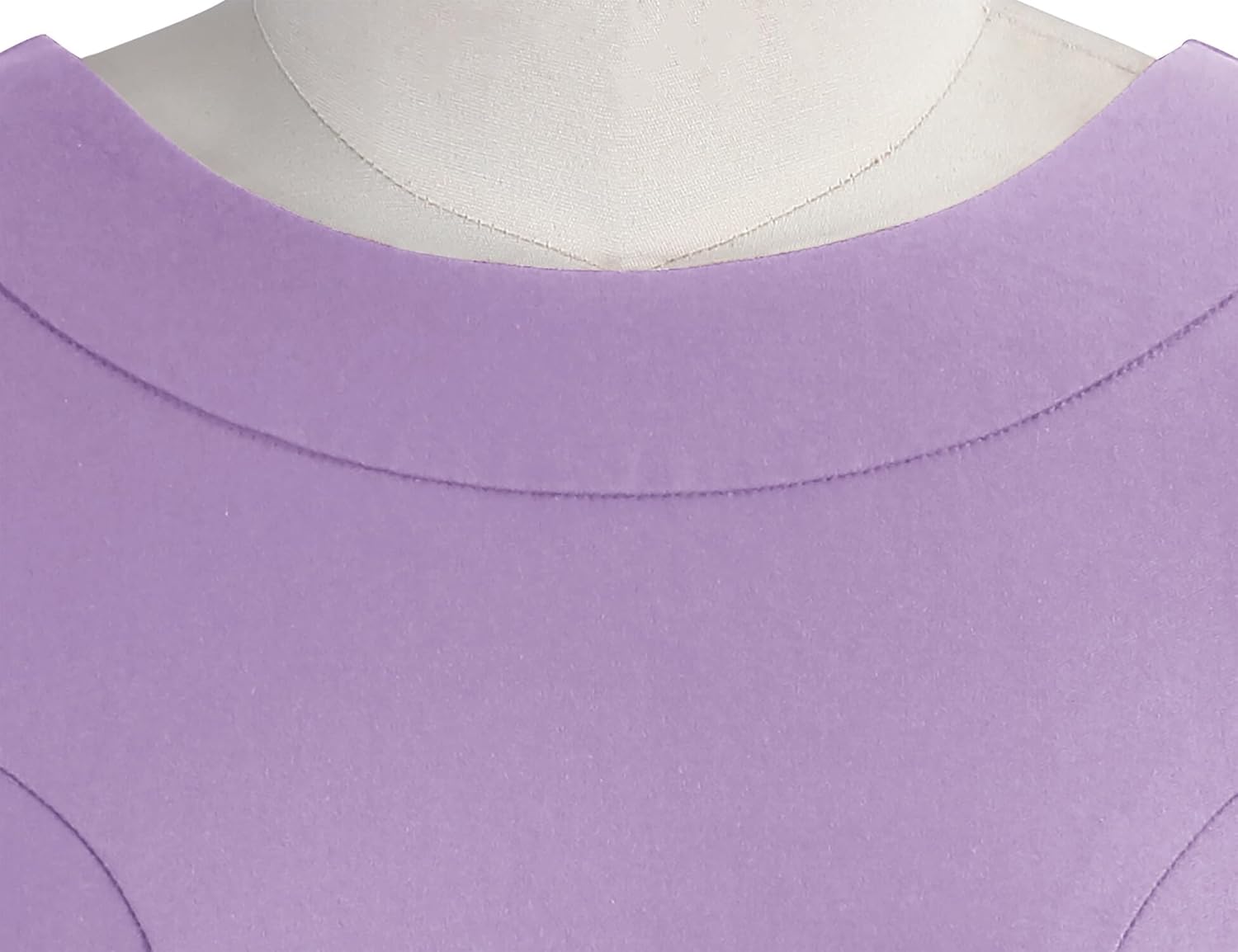 MUXXN Women's 1950s Vintage 3/4 Sleeves Ruffles Bodycon Flattering Casual Formal Pencil Dress - Image 8