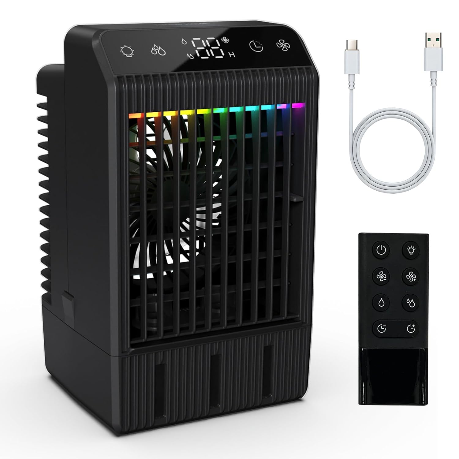 Portable Air Conditioners Evaporative Mini Room Air Conditioner Cooling Fan 2 12H Timer AC Unit Air Cooler with