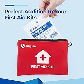 K Kingstar Sterile Nonwoven Gauze Pads, 3x 3 Wound Dressing, 60 Packs - 120 Pieces Superior Soft Sponge Pads, Higher Absorbent Gauze Compresses for Trauma or Post-Operative Wound Care