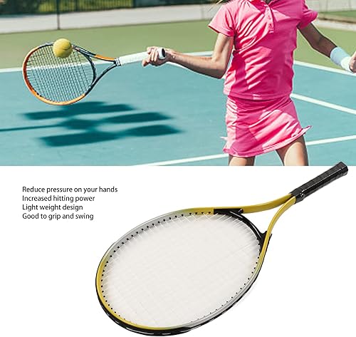 Miniatura 2 de Topyond Raqueta de tenis, raqueta para adultos para hombres y mujeres, aleación de aluminio ultraligera, raquetas de tenis para entrenamiento,