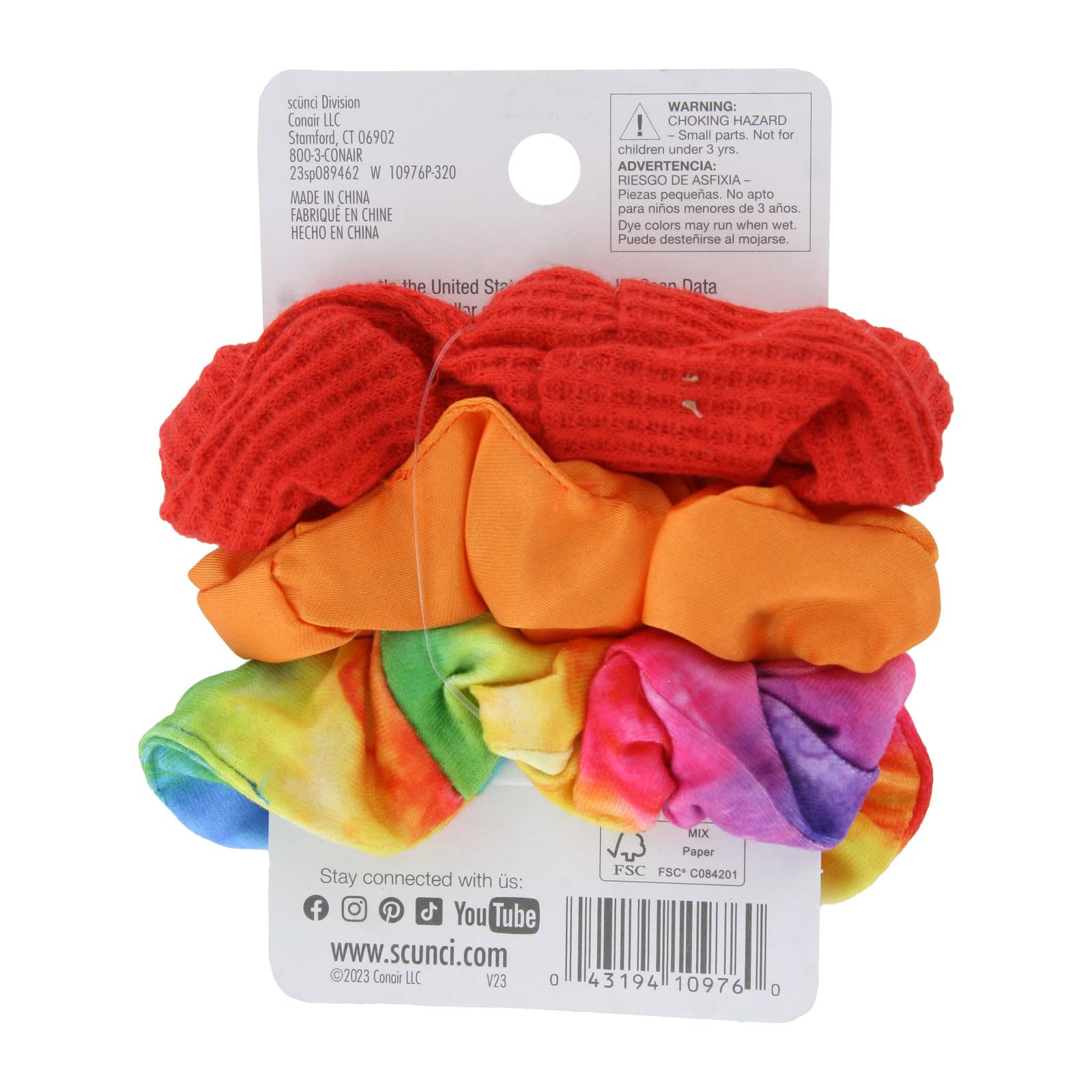 Assortes Multi-Colored Scrunchies- Set Of 24 Shop Stylish Silk and Satin Hair Ties and Scrunchies for Women main image 2