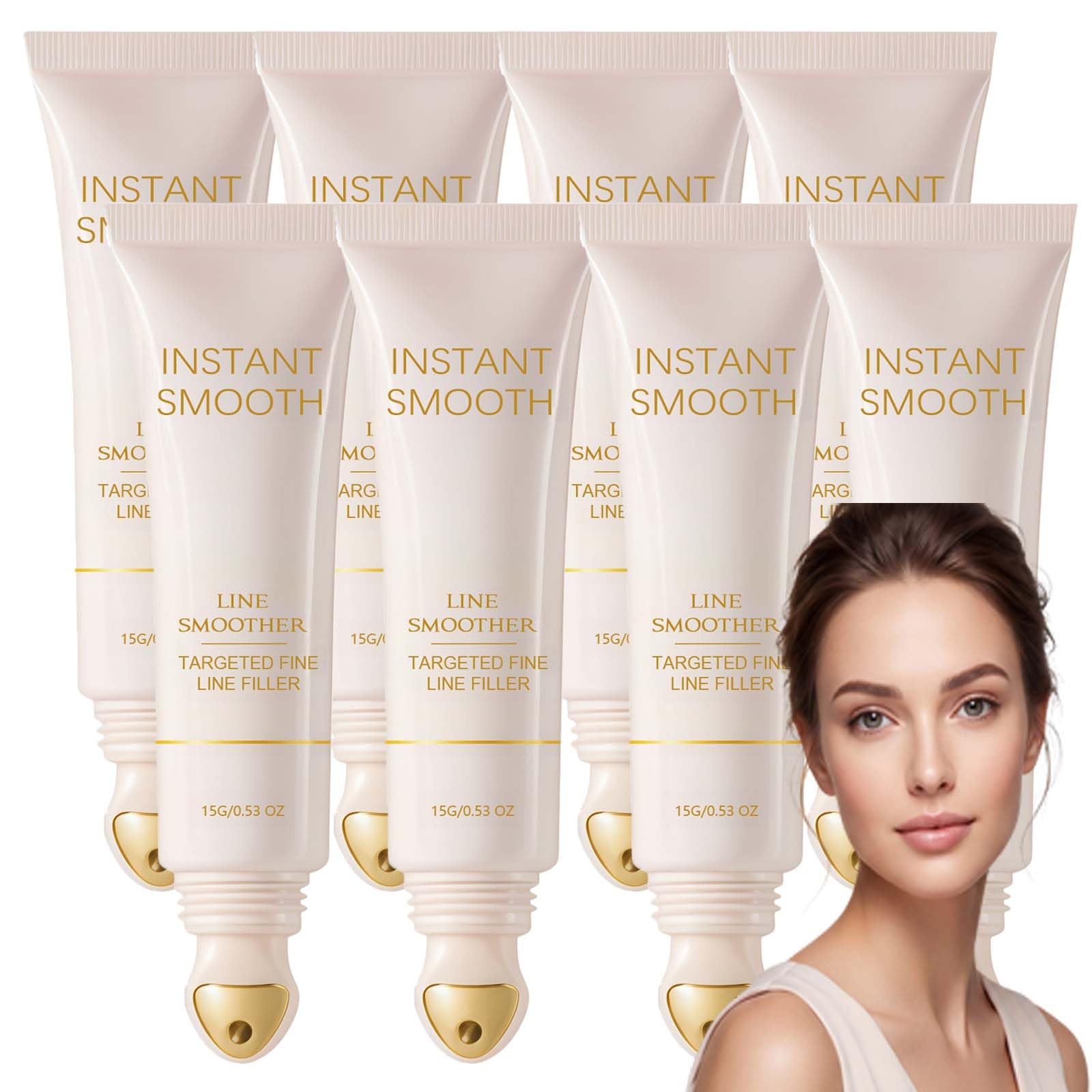 Skin Smoothing Even-Toning Primer, Instant Wrinkle Filler, Filler Primer, Matte First, Maquillaje Primer Maquillaje Piel Madura, Hidrata y Nutre, Crema Lift de Eye Face Lift debajo de los sacos de