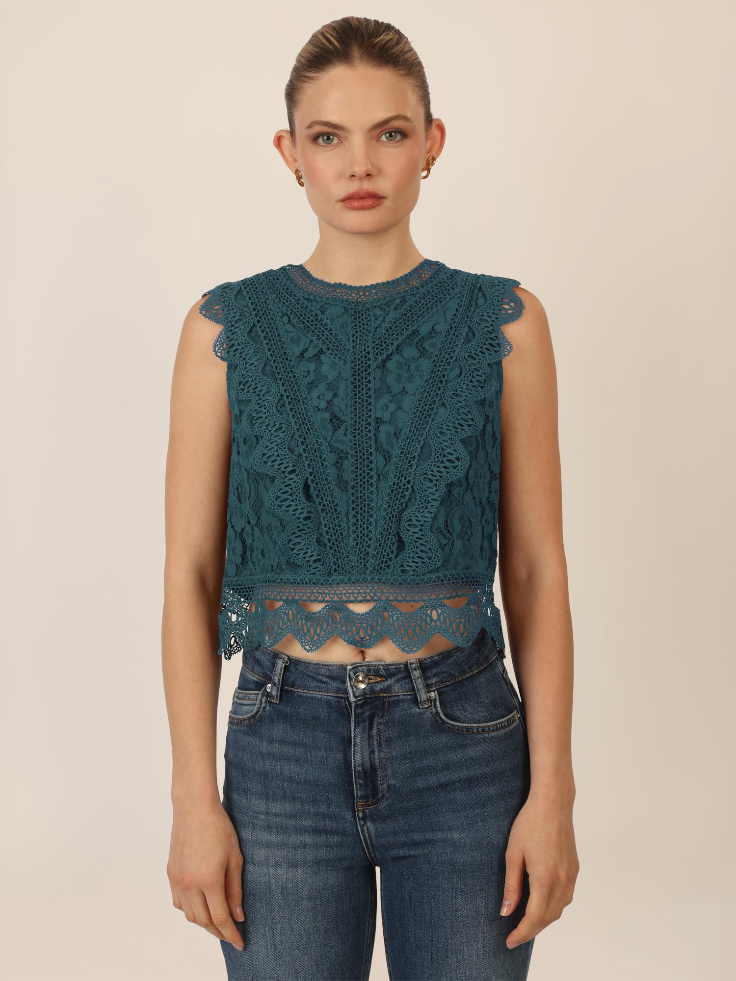 APART Fashion Koszulka Cami Kobiety Spitzentop