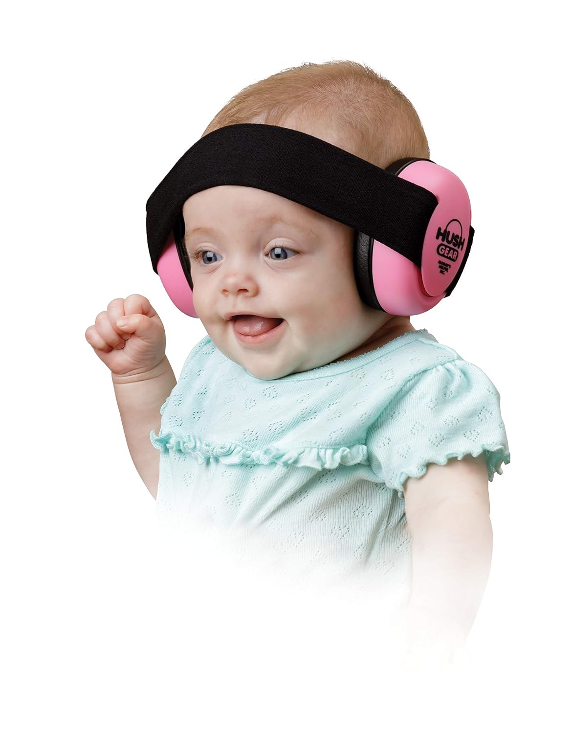 Mommy's Helper Hush Gear Noise Cancelling Headphones for Infants Ear Protection, Pink