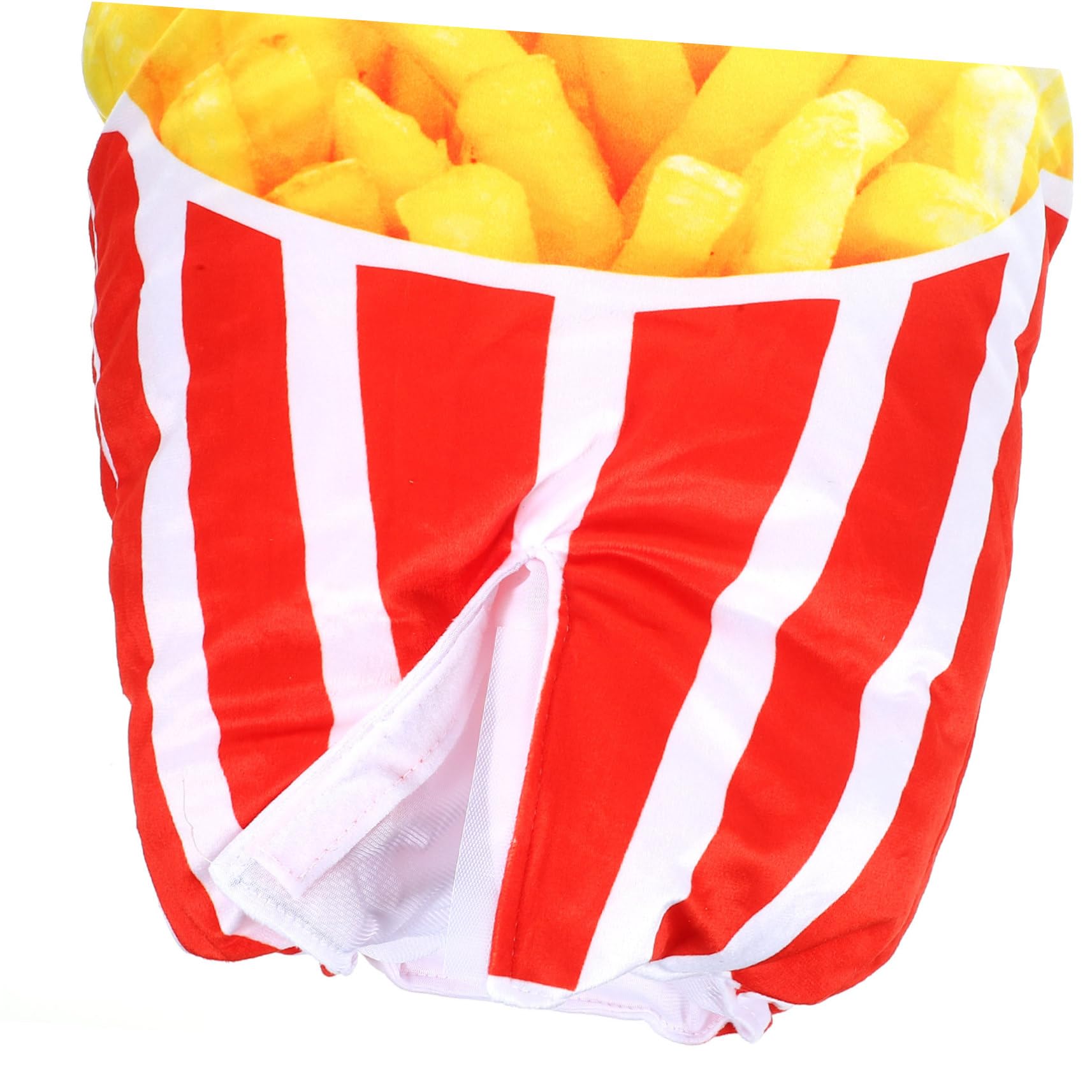 Sombrero de Palomitas de Maíz y Papas Fritas, 2 Piezas | Pp Algodón, Rojo, para Fiestas y Espectáculos, Diseño Cartoon Creativo en Forma de Snacks