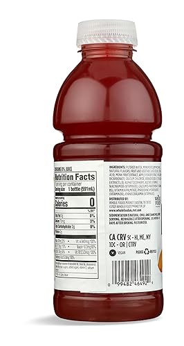 Miniatura 2 de 365 por Whole Foods Market, Agua Mejorada con Nutrientes, Ponche de Frutas con Potasio, 20 fl. Oz