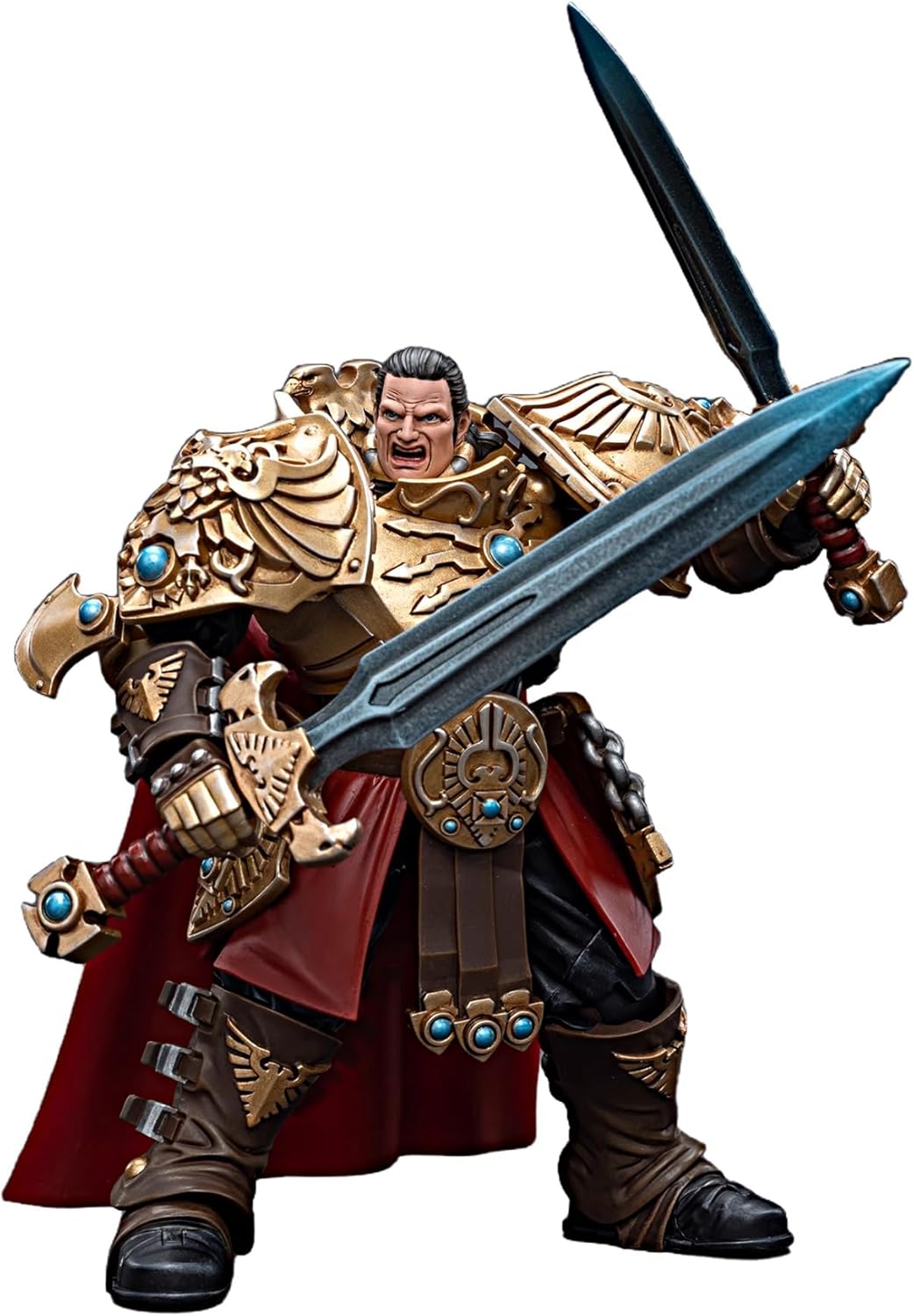 JOYTOY Warhammer 40K 1/18 Action Figures Adeptus Custodes Blade Champion Collectible Model 4.8 Inch Action Figure with Articulated Joints