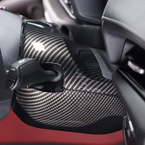 Miniatura 5 de Cubierta protectora para volante de automóvil ABS para Toyota Supra GR A90 A91 MK5 2019 2020 2021 2022 columna de dirección superior e inferior