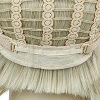 Vista 5 de BECUS Peluca corta de 10 pulgadas con flequillo, pelucas sintéticas rectas resistentes al calor para mujer, linda rubio ceniza oscuro mezclado